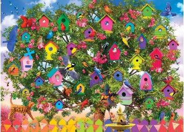 EuroGraphics Ptičja hišica Puzzle 1000 kosov
