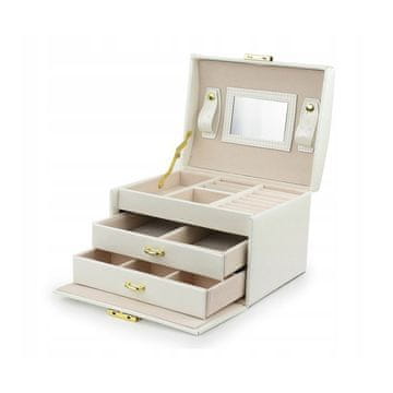 LIVEFY škatla za nakit Luxe 3, bež