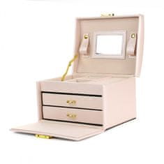 LIVEFY škatla za nakit Luxe 3, roza