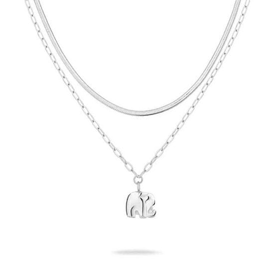 Tamaris Originalni komplet ženskih ogrlic Elephant Little Elephant TJ-0596-N-47