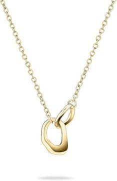 Tamaris Elegantna pozlačena ogrlica Organic Shapes TJ-0616-N-45