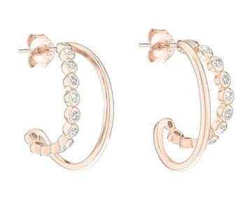 Tamaris Pozlačeni uhani s cirkoni Tiny Glimmer TJ-0611-E-21