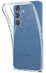 Spigen Liquid Crystal Glitter ovitek za Galaxy S25, prozoren (ACS08997)