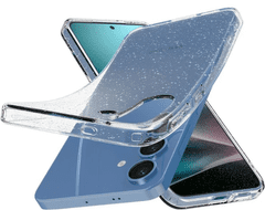Spigen Liquid Crystal Glitter ovitek za Galaxy S25, prozoren (ACS08997)