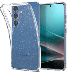 Spigen Liquid Crystal Glitter ovitek za Galaxy S25, prozoren (ACS08997)