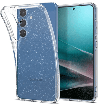 Spigen Liquid Crystal Glitter ovitek za Galaxy S25, prozoren (ACS08997)