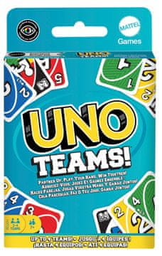 Mattel UNO Teams, zabavna igra s kartami za vso družino HXT58