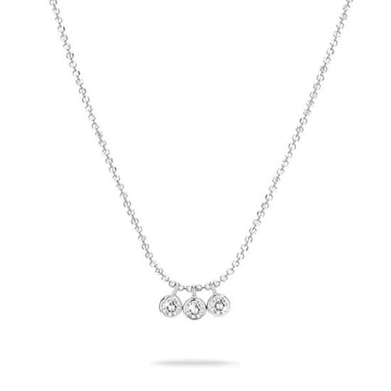 Tamaris Srebrna ogrlica s cirkoni Tiny Glimmer TJ-0603-N-45