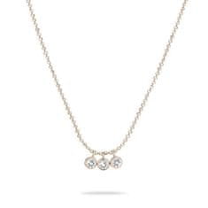 Tamaris Elegantna pozlačena ogrlica s cirkoni Tiny Glimmer TJ-0605-N-45