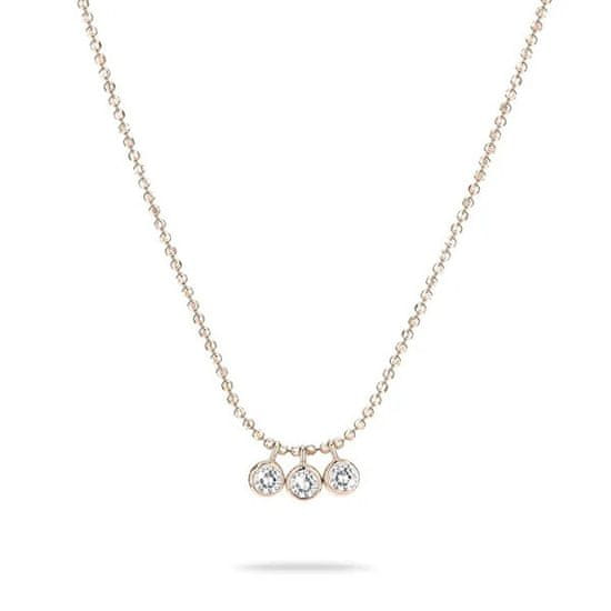 Tamaris Elegantna pozlačena ogrlica s cirkoni Tiny Glimmer TJ-0605-N-45