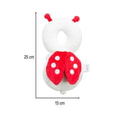 Ikonka Aga Varnostni nahrbtnik za učenje hoje ladybird