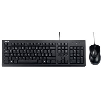 ASUS U2000 USB žična črna slovenska tipkovnica + miška