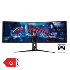 ASUS ROG STRIX XG49VQ 124,49cm (49") 3840x1080 VA 144Hz DP/HDMI HDR400 FreeSync Premium zvočniki ukrivljen gaming monitor