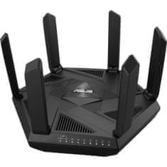 ASUS RT-AXE7800 Gaming Tri-Band WiFi 6E AX7800 brezžični usmerjevalnik, 802.11ax/ac/a/g/b/n, 574+4804+2402 Mbps