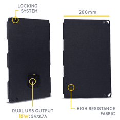 Yate Prenosni solarni panel SUNSLICE Fusion Flex 18 W