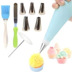 ER4 Okrasni Rokav Za Okrasitev Torte Cupcake Decorator 11 Elementov