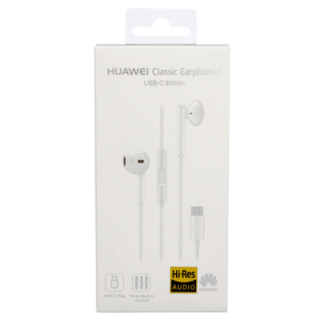 Huawei Original SLUŠALKE CM33 z Type C vtičem - bele