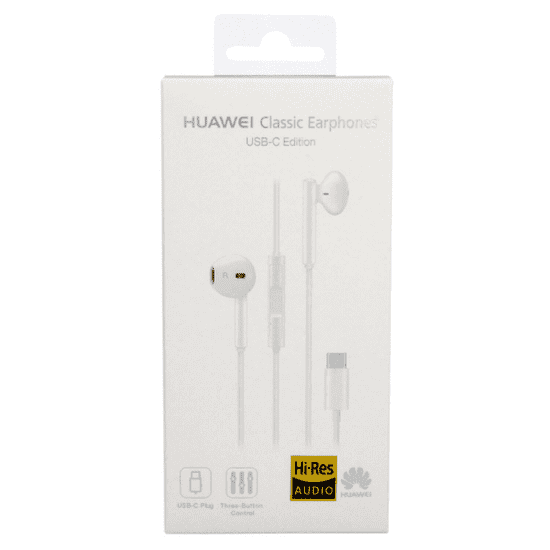 Huawei Original SLUŠALKE CM33 z Type C vtičem - bele