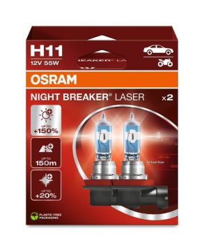 Osram H11 Night Breaker Laser +150% BOX 2 kosa