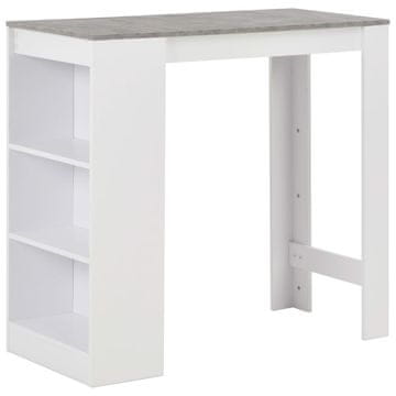 Vidaxl Barska miza s polico 110x50x103 cm