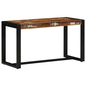 Vidaxl Klop Multicolor 80x35x45 cm masivni les obnovljen