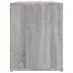 Vidaxl Regal za čevlje siva sonoma 100x35x45 cm inženirski les