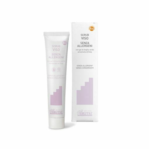 Argital Hipoalergeni piling in maska za obraz z vijolico 75 ml