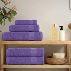 Vidaxl Kopalne brisače 10 kos vijolična 100x150cm 360 g/m² 100% bombaž