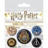 Harry Potter Hogwarts - komplet značk