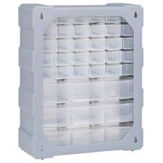 Vidaxl Organizator z 39 predali 38x16x47 cm