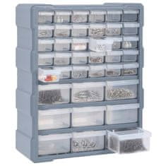 Vidaxl Organizator z 39 predali 38x16x47 cm