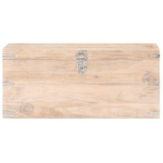 Vidaxl Skrinja 90x40x40 cm trden akacijev les