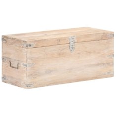 Vidaxl Skrinja 90x40x40 cm trden akacijev les