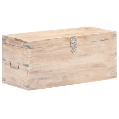 Vidaxl Skrinja 90x40x40 cm trden akacijev les