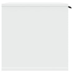 Vidaxl Omara za mačje stranišče bela 60x40x40 cm inženirski les