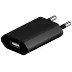 Goobay Slim USB 1A črn polnilec