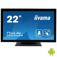 iiyama ProLite T2234AS-B1 54,6cm (21,5") IPS Android na dotik informacijski / interaktivni monitor