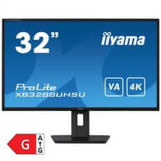 iiyama ProLite XB3288UHSU-B5 80cm (31,5") UHD 4K VA HDMI/D zvočniki monitor