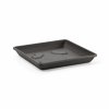 Skleda pod loncem QUADRATO 12x12cm antracit
