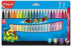 Maped Otroški flomastri Color'Peps Jungle 24 barv