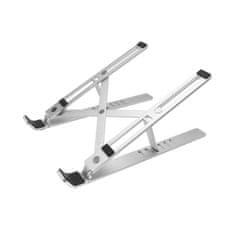 FIXED FIXED Frame Fold aluminijasto zložljivo stojalo za prenosnike in tablice srebrna (FIXFR-FO-SL)