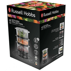 Russell Hobbs kompaktni parni kuhalnik 400W, 7L, 3 nivoji (26530-56) 500ml rezorvar za vodo