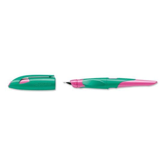 Stabilo EASYbirdy NALIVNO PERO turq/pink Ergonomsko nalivno pero za LEVO ROKO