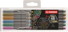 Stabilo PEN 68 METALIC 1/6 **** NOVO