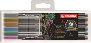 Stabilo PEN 68 METALIC 1/6 **** NOVO