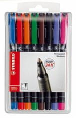 Stabilo OHP FLOM.PERMANENT 843 SET 1/8*M 1,0 mm