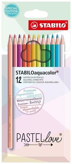 Stabilo Barvice Aquacolor 1/12 pastel