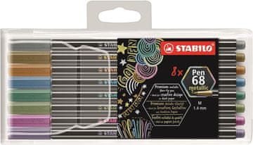 Stabilo PEN 68 METALIC 1/8 **** NOVO