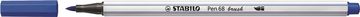 Stabilo FLOM.PEN 568/32 BRUSH ULTRAMARI