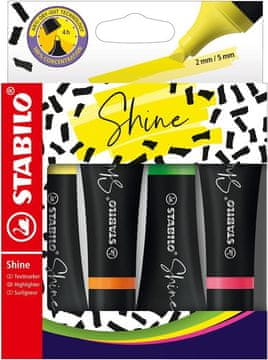 Stabilo TEKSTMARKER SHINE 1/4